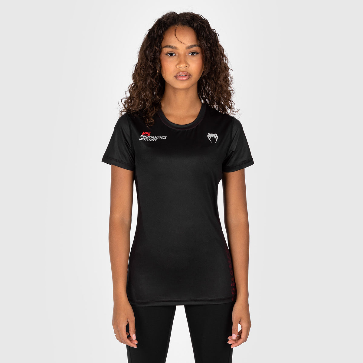T-shirt Dry-Tech pour Femmes UFC Venum Performance Institute 2.0 - Noir/Rouge - product-type_T-Shirts Dry Tech