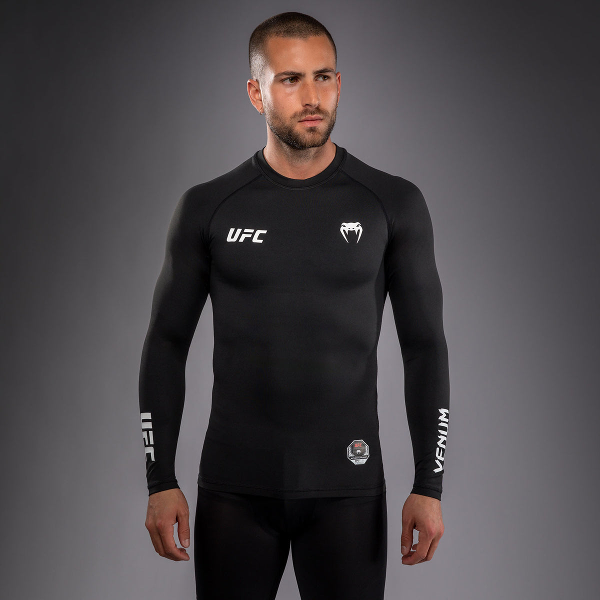 Rashguard à Manches Longues Technique pour Homme Venum UFC Unity by Venum Authentic Fight Week - Noir - product-type_T-Shirts de Compression