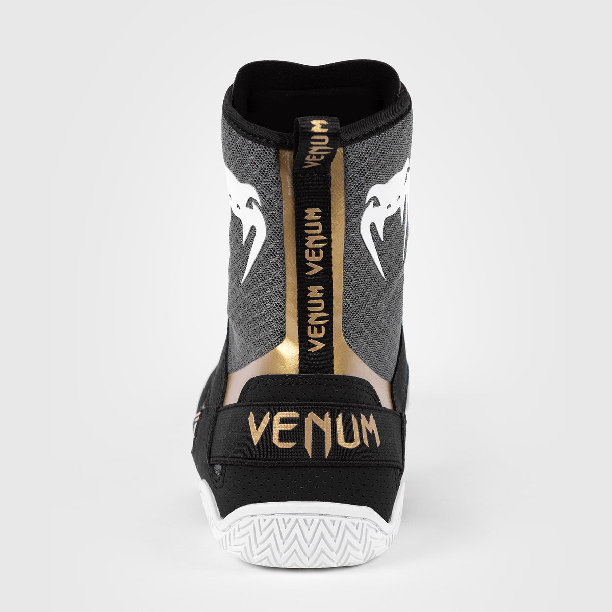 Chaussures de boxe Venum Elite - Noir/Blanc/Or - product-type_Chaussures de boxe