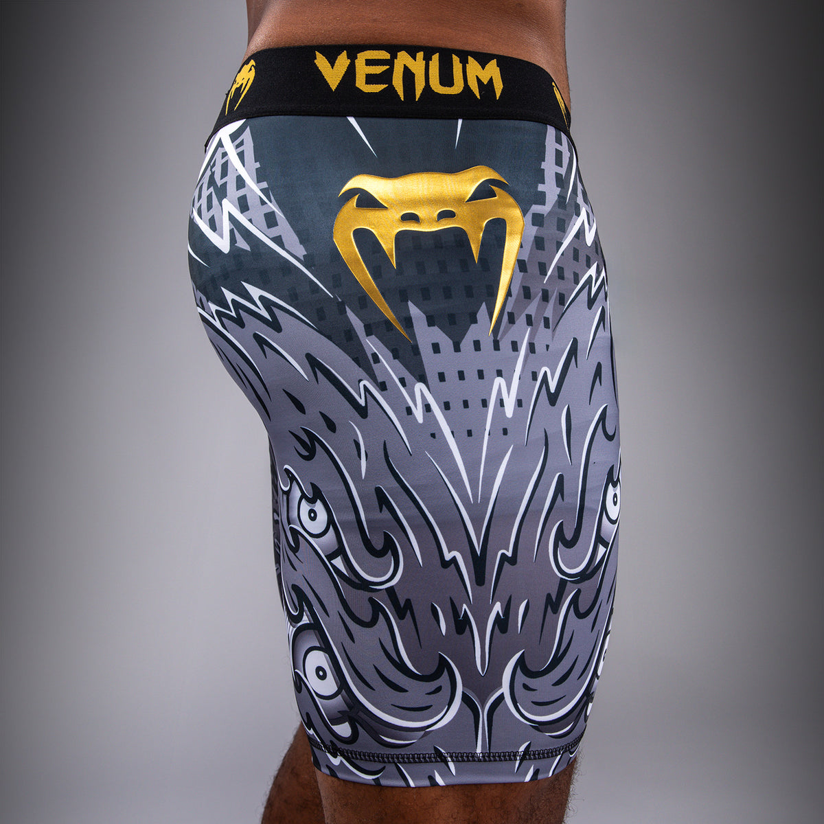 Short de Compression Venum Wolf Atak – Noir/Gris - product-type_Shorts de compression