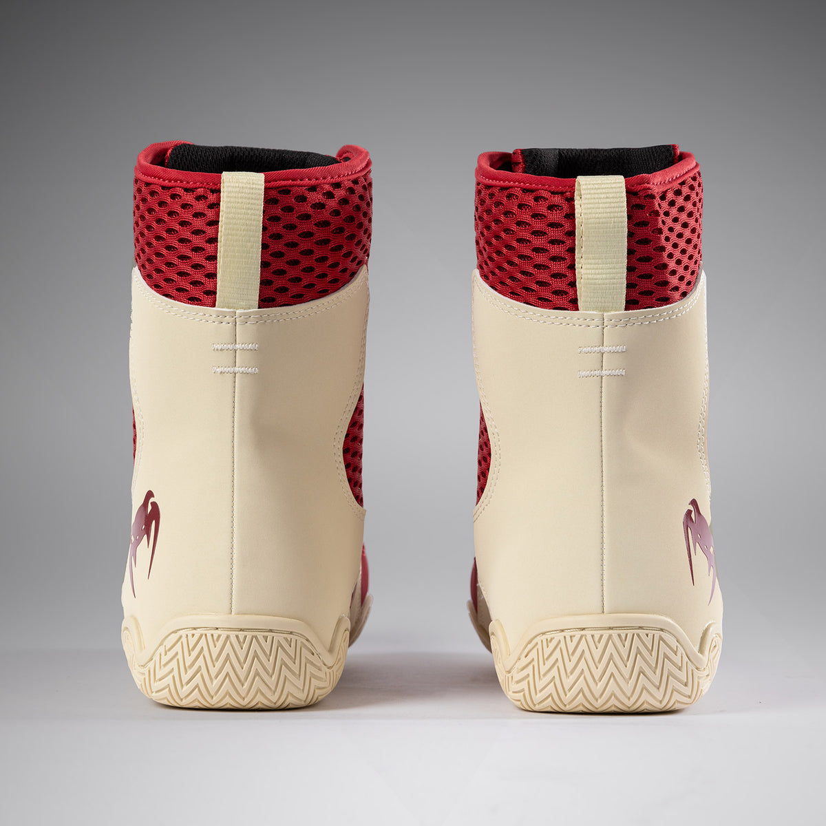 Chaussures de Boxe Venum Contender - Rouge Rubis/Ivoire - product-type_Chaussures de boxe