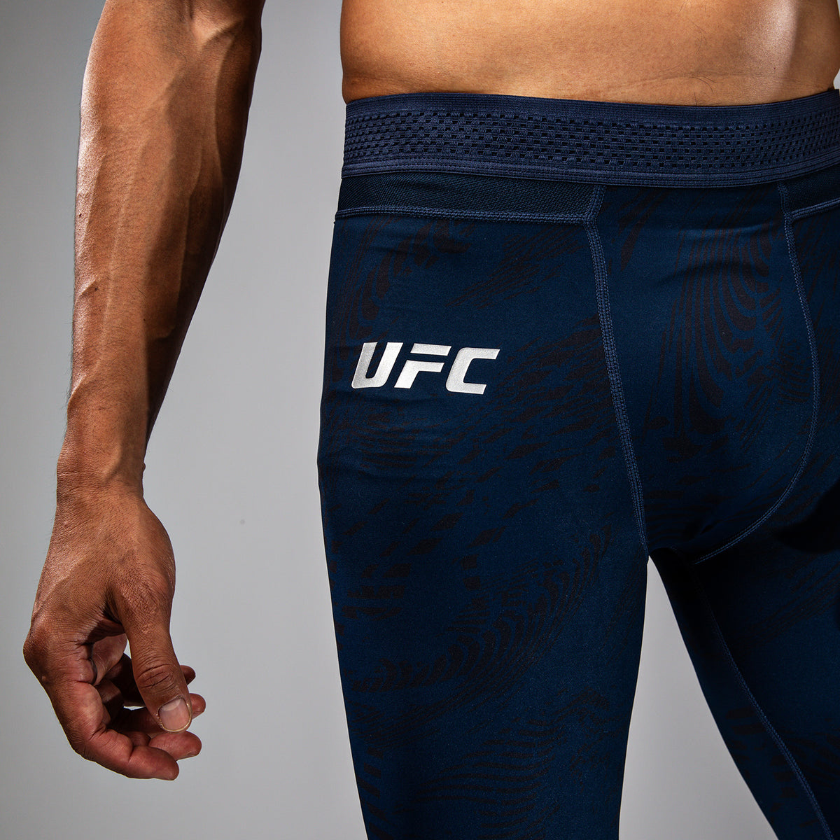 Leggings Performance pour Hommes UFC Fusion by Venum Fight Week - Bleu Océanique - product-type_Pantalons de Compression