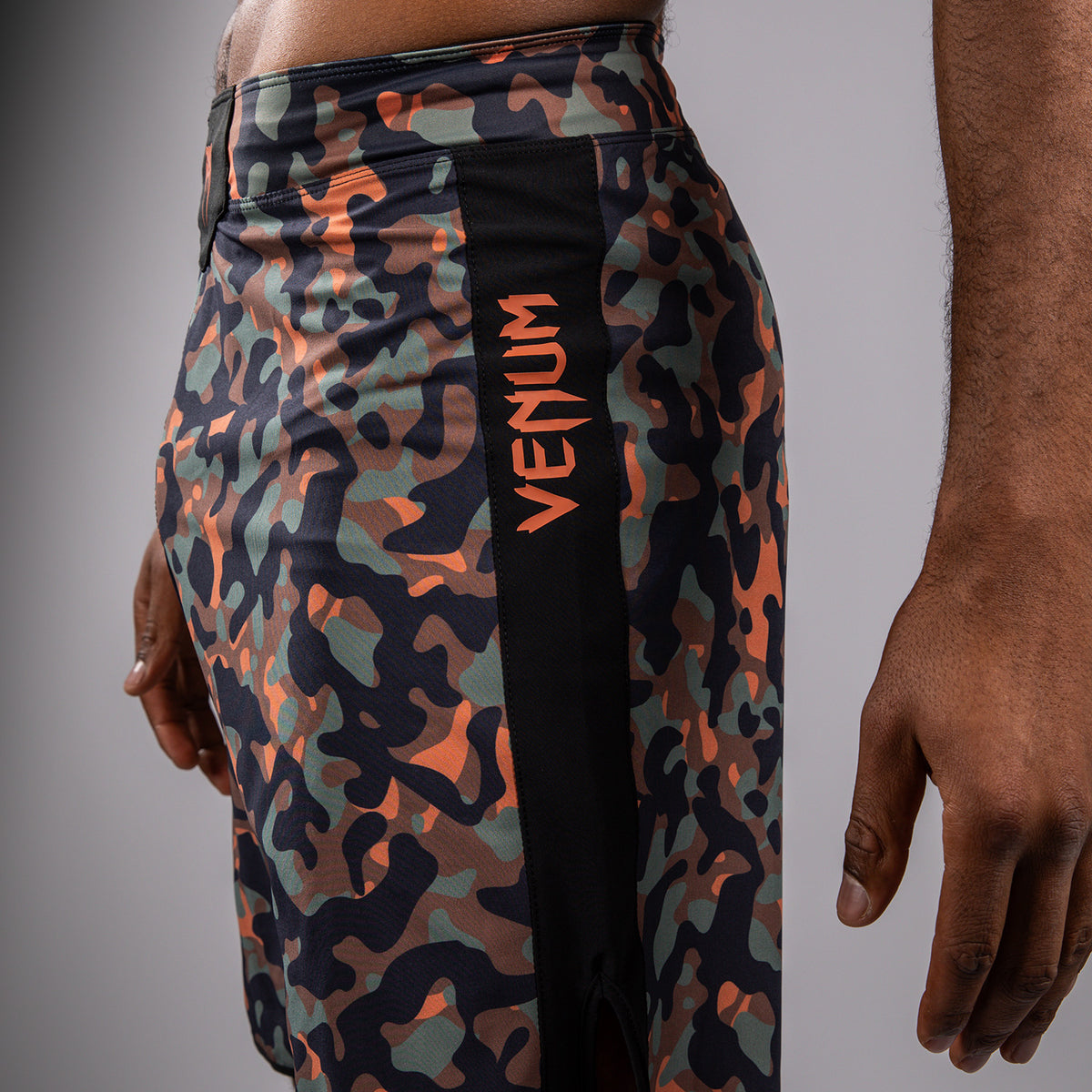Short de combat Venum Jungle Ops - Kaki/Orange - product-type_Shorts de MMA