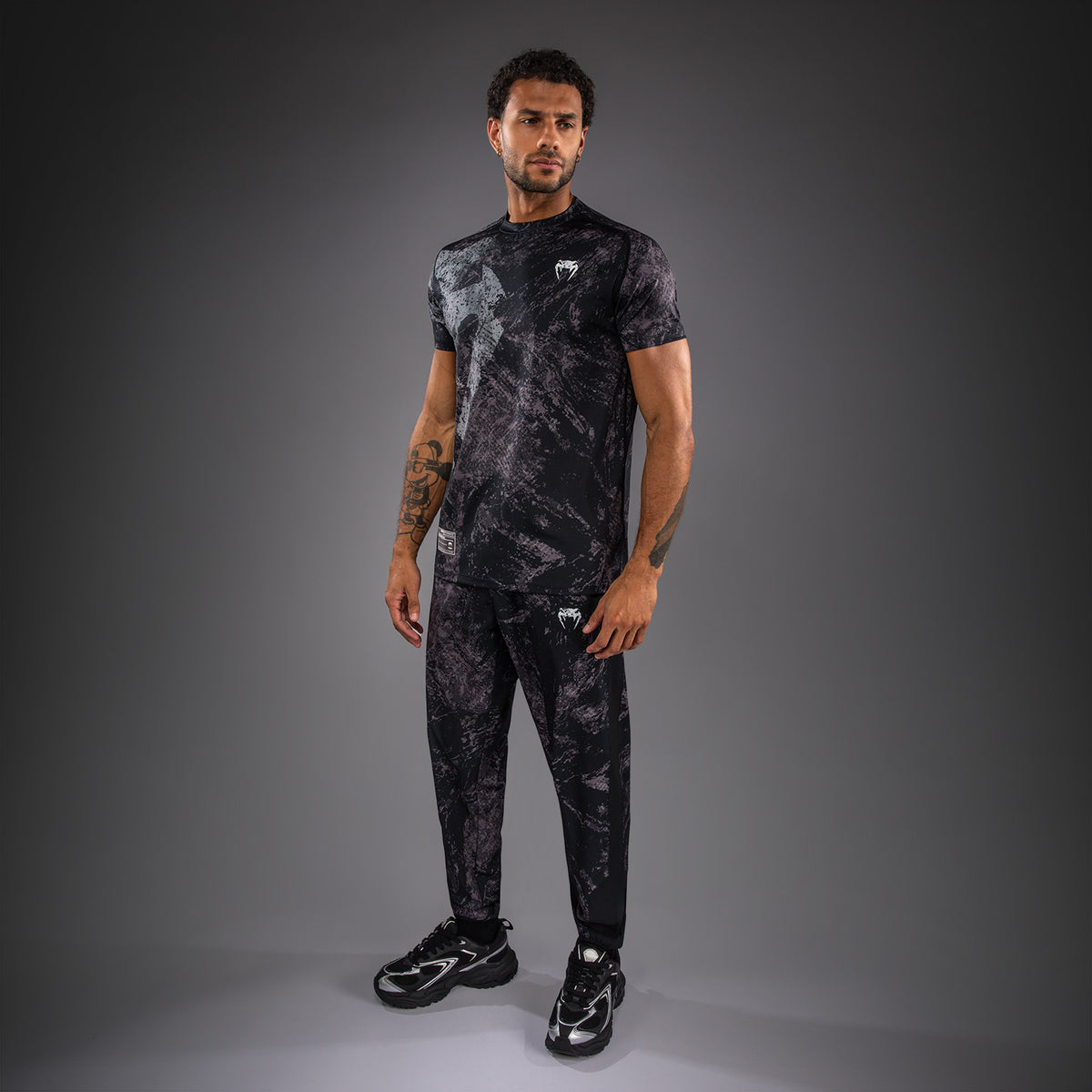 T-shirt Dry Tech Venum Rage & Workout - Noir/Gris - product-type_T-Shirts Dry Tech