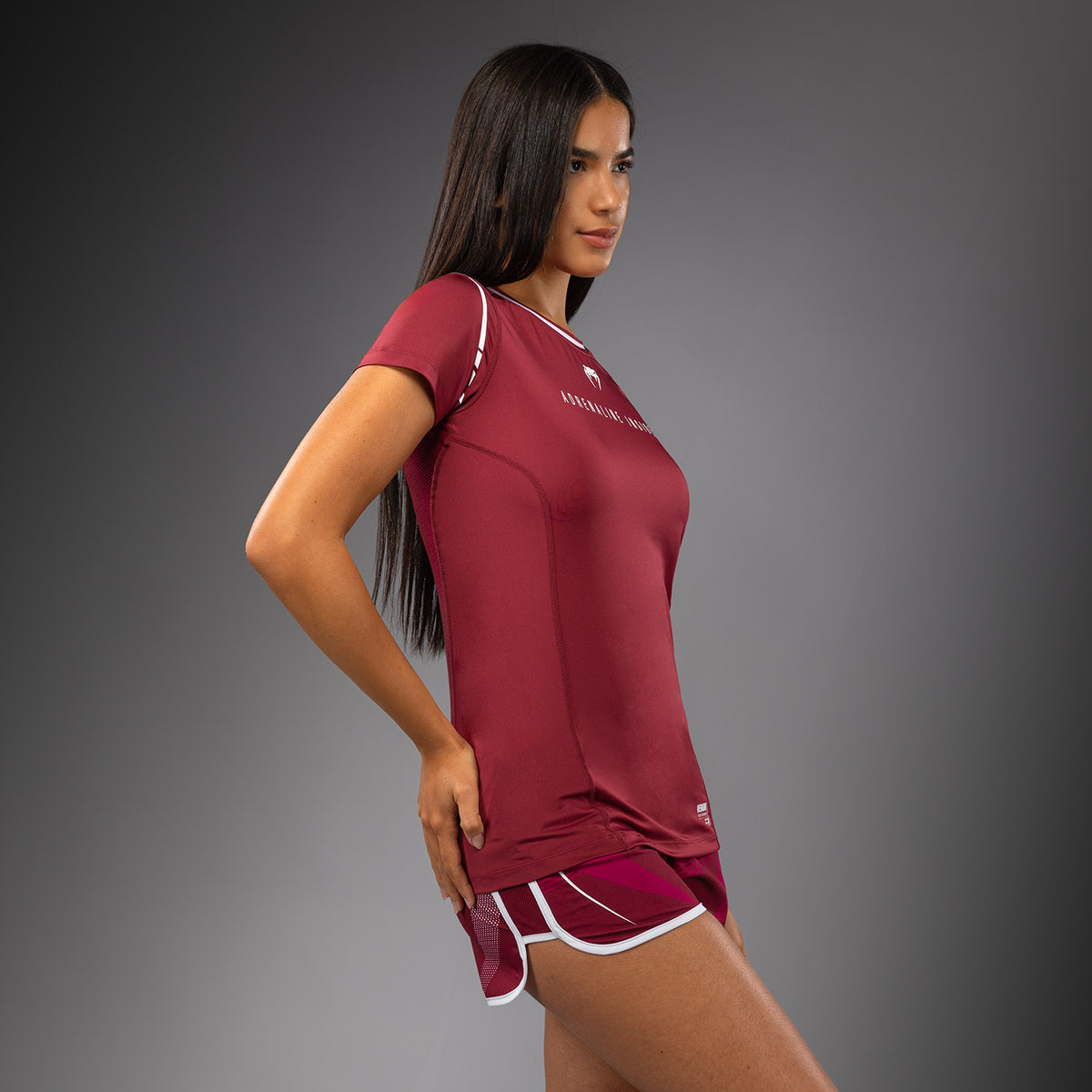T-shirt Dry-Tech Femme Venum Adrenaline – Bordeaux/Rose - product-type_T-Shirts Dry Tech