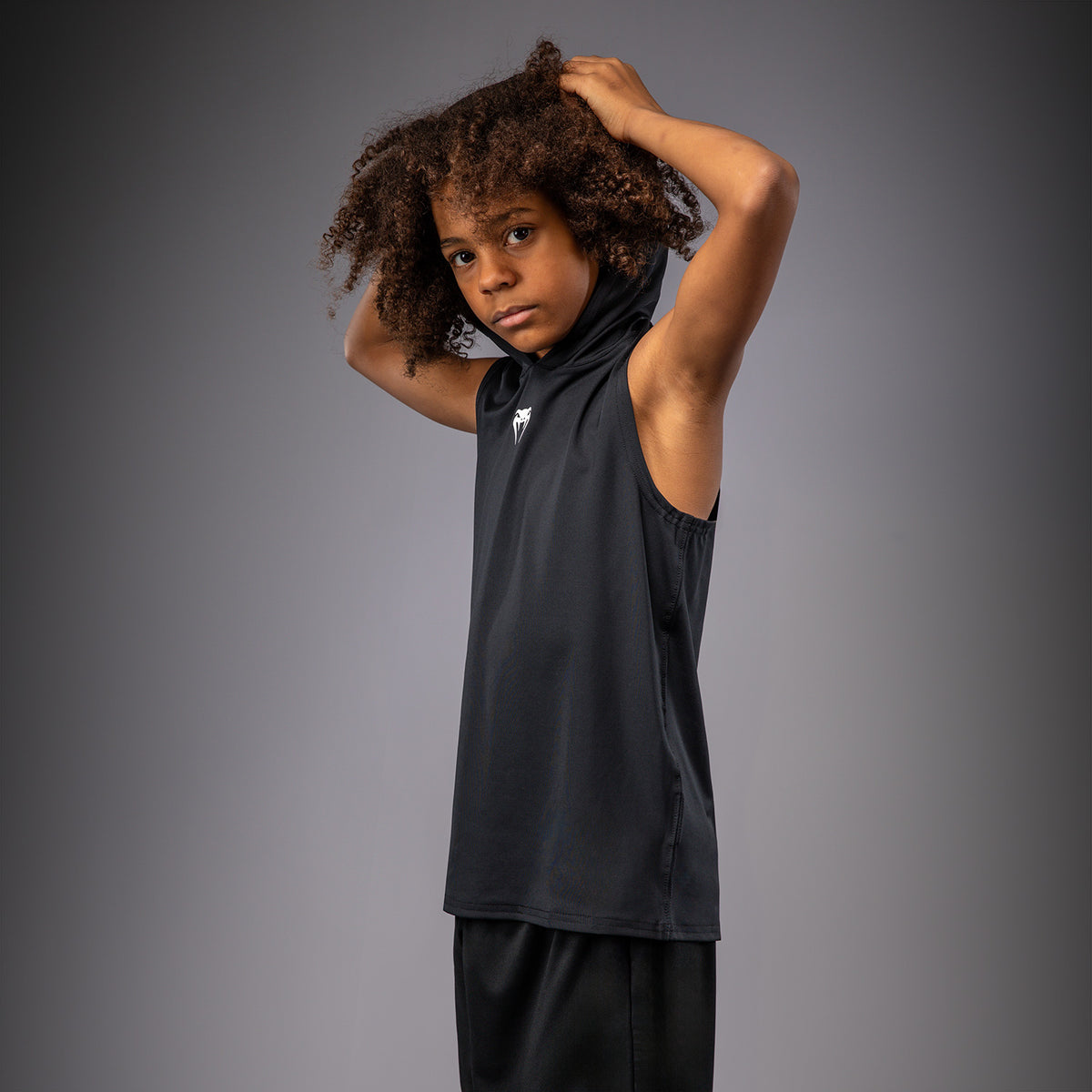 Sweat à capuche sans manches Dry Tech pour Enfants Venum Elite - Noir - product-type_Sweatshirts