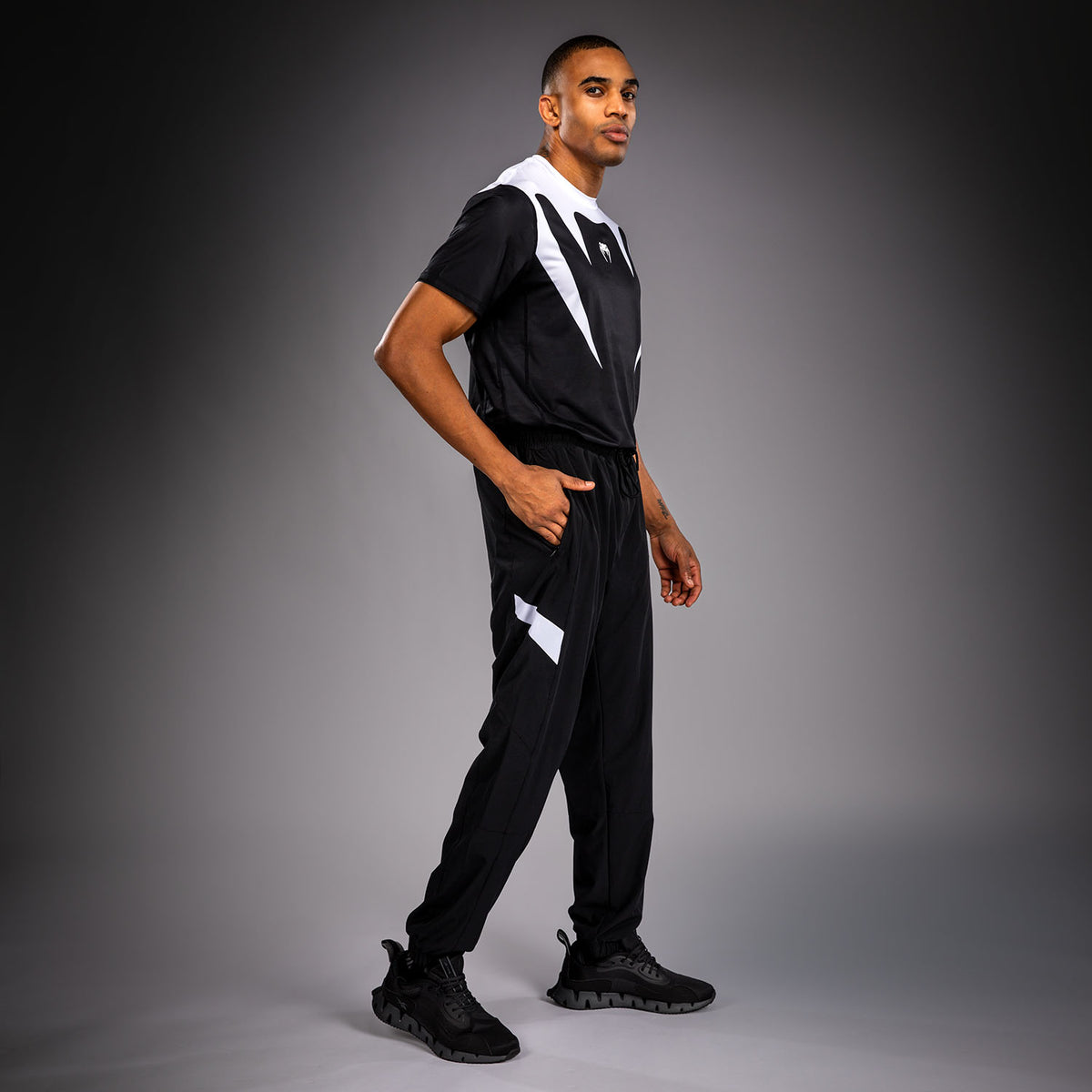 Pantalon de Jogging Venum Attack 90 - Blanc/Noir - product-type_Pantalons de jogging