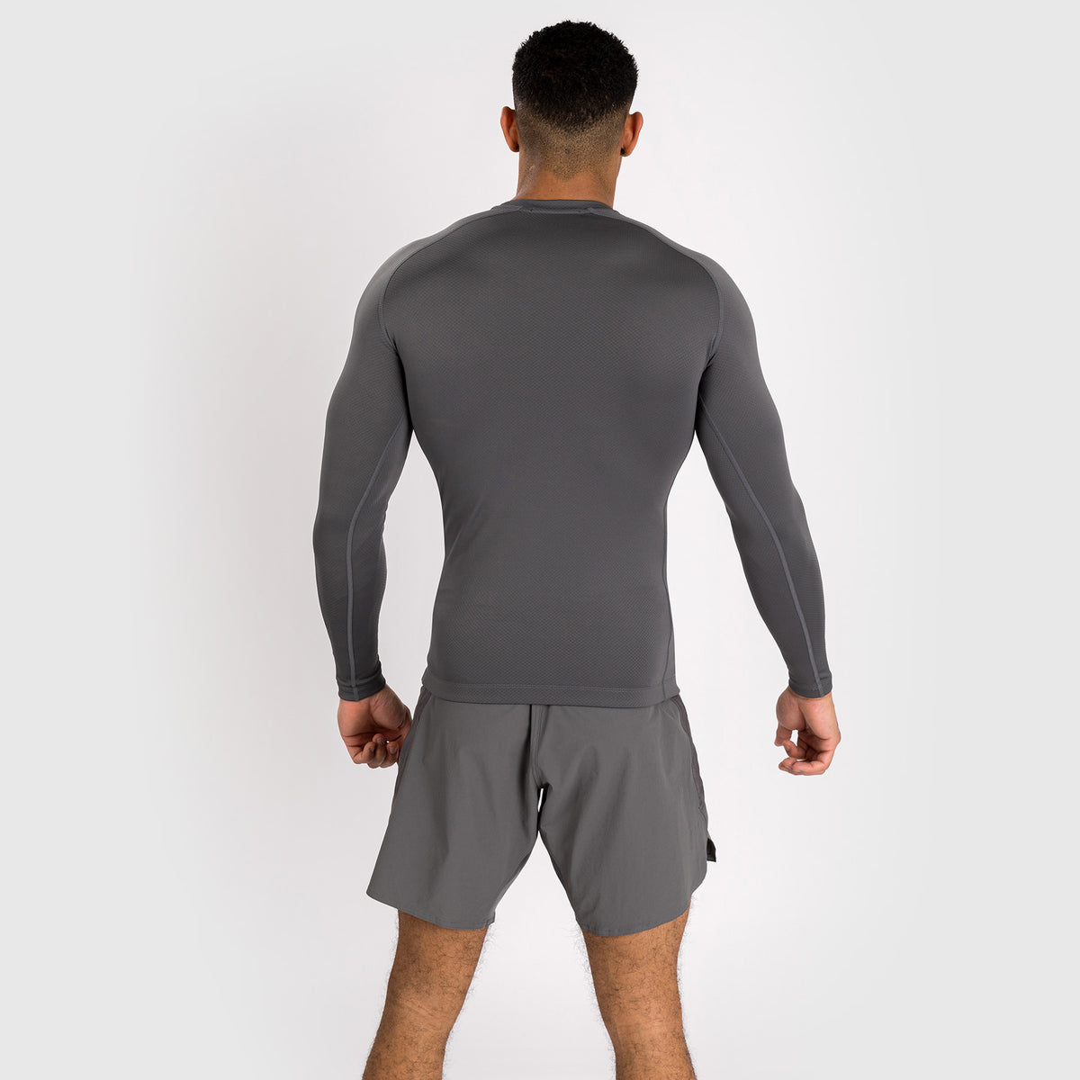 Rashguard à manches longues pour hommes Venum Contender - Gris - product-type_T-Shirts de Compression