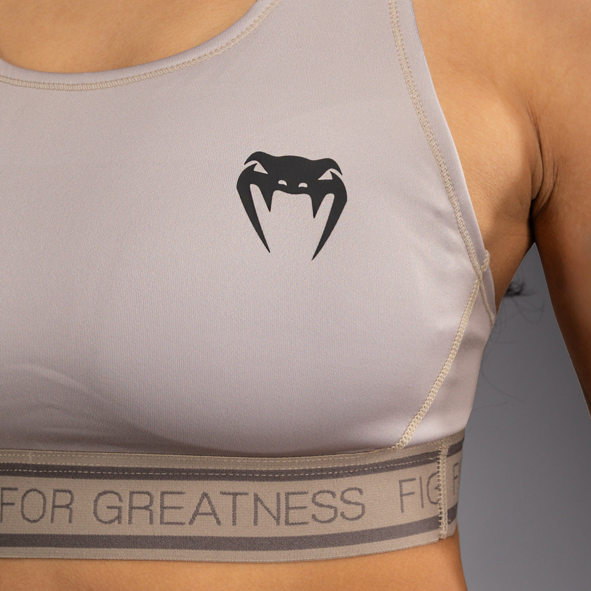 Brassière de Sport pour Femme Venum UFC Unity by Venum Authentic Fight Week - Sable - product-type_Brassières de sport