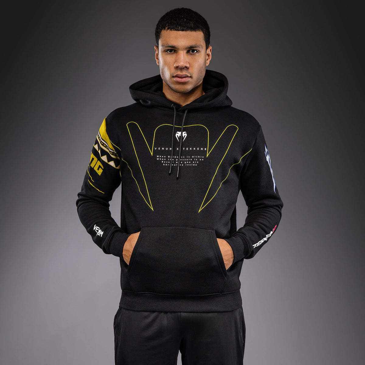 Sweat à Capuche King Venum x TEKKEN 8 - Noir/Jaune - product-type_Sweatshirts
