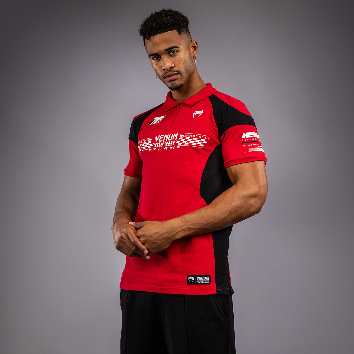 Polo en Coton Venum Motorsports - Rouge Vif
