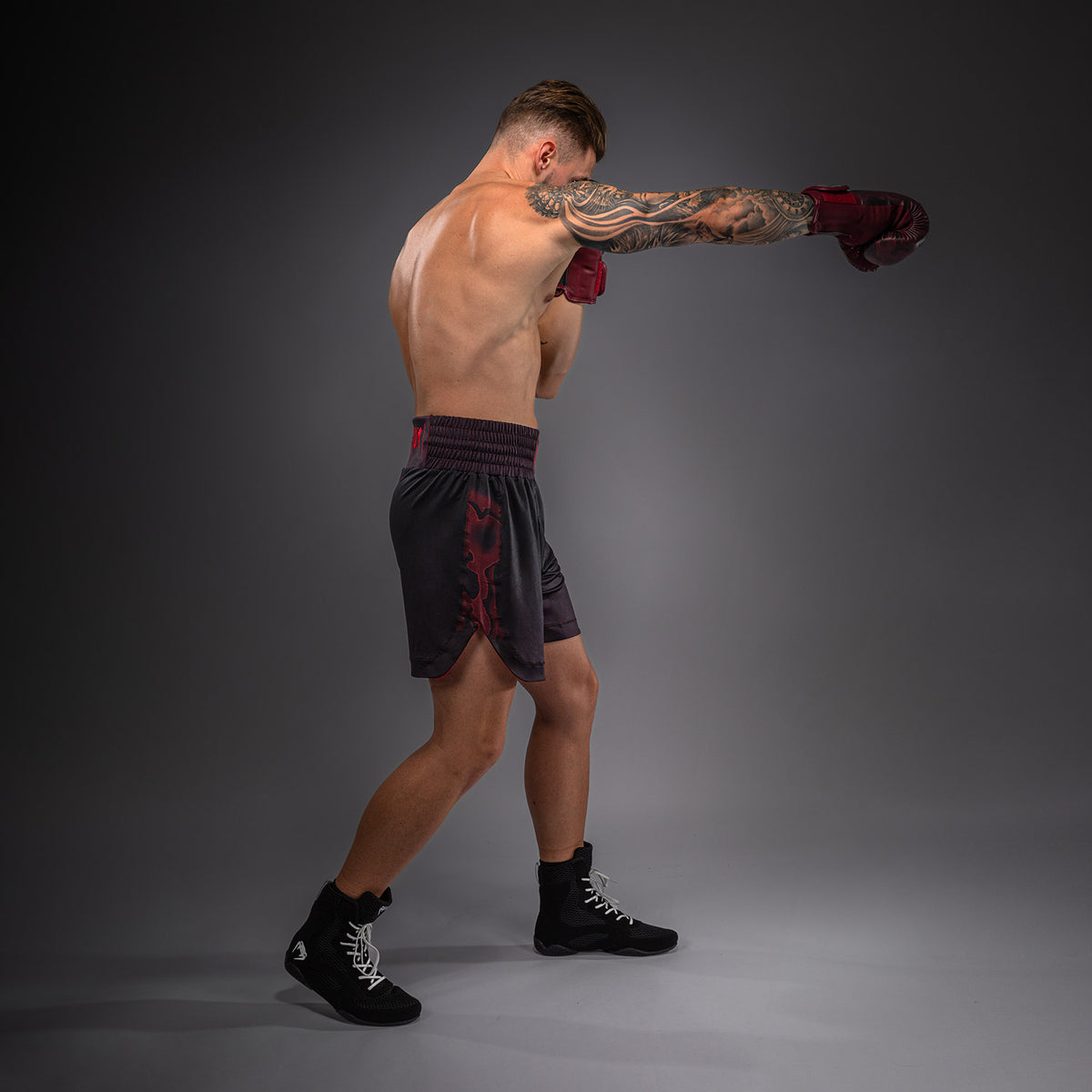 Short de Boxe Venum Spectre – Noir/Rouge - product-type_Shorts de boxe