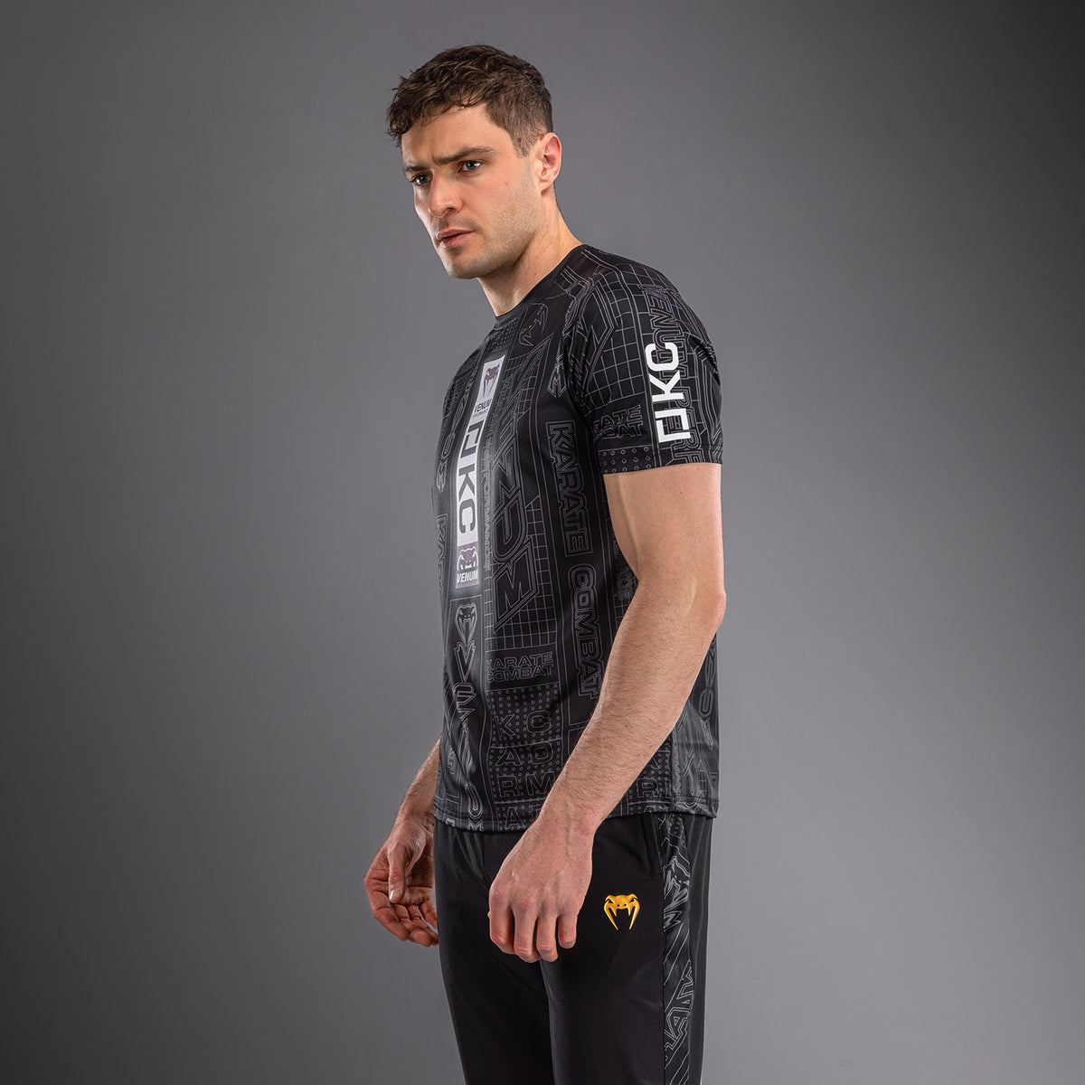 T-shirt Dry Tech Karate Combat by Venum – Noir/Gris - product-type_T-Shirts Dry Tech