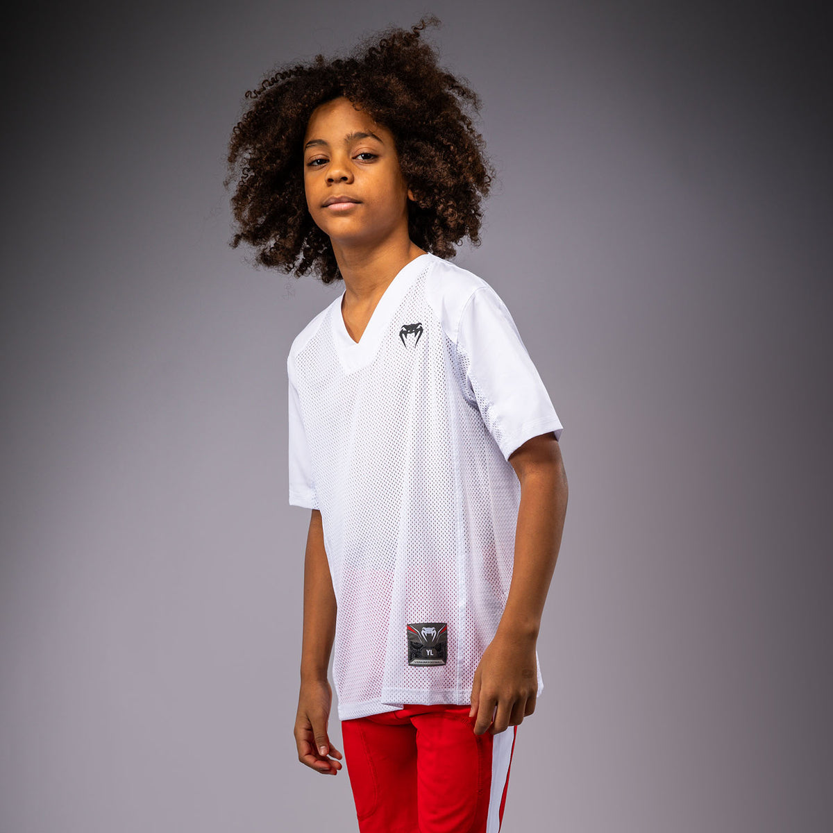 Maillot à manches Courtes pour Enfants Venum Elite Football - Blanc - product-type_T-Shirts Dry Tech