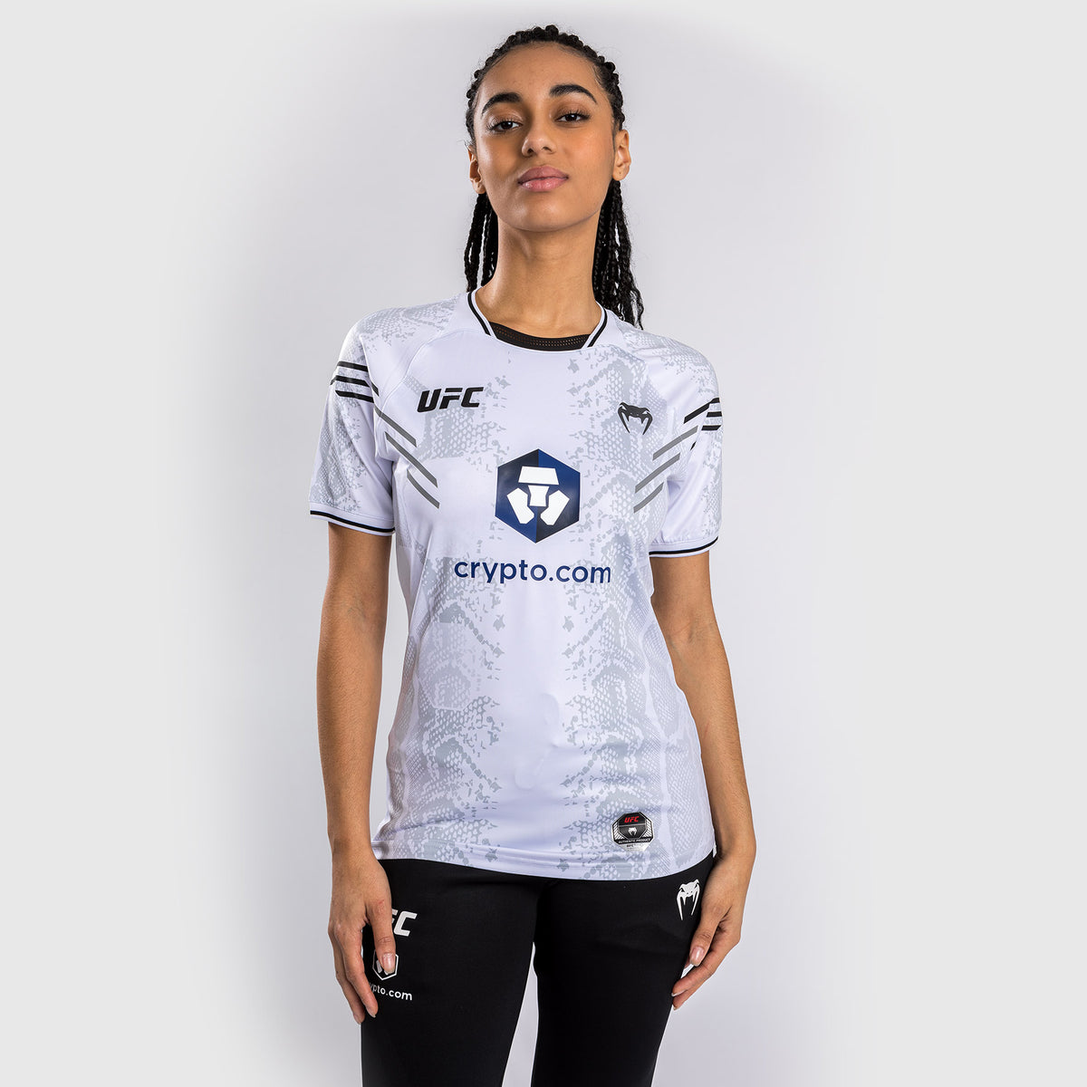 T-shirt Technique pour Femmes UFC Adrenaline by Venum Authentic Fight Night - Blanc - product-type_T-Shirts Dry Tech