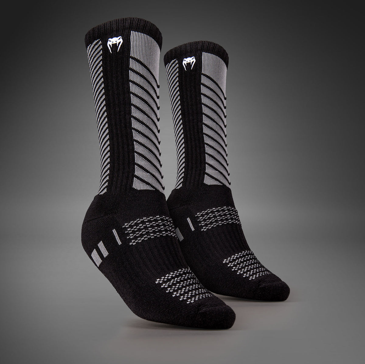 Chaussettes Longues Venum Vector - Noir/Gris - product-type_Chaussettes