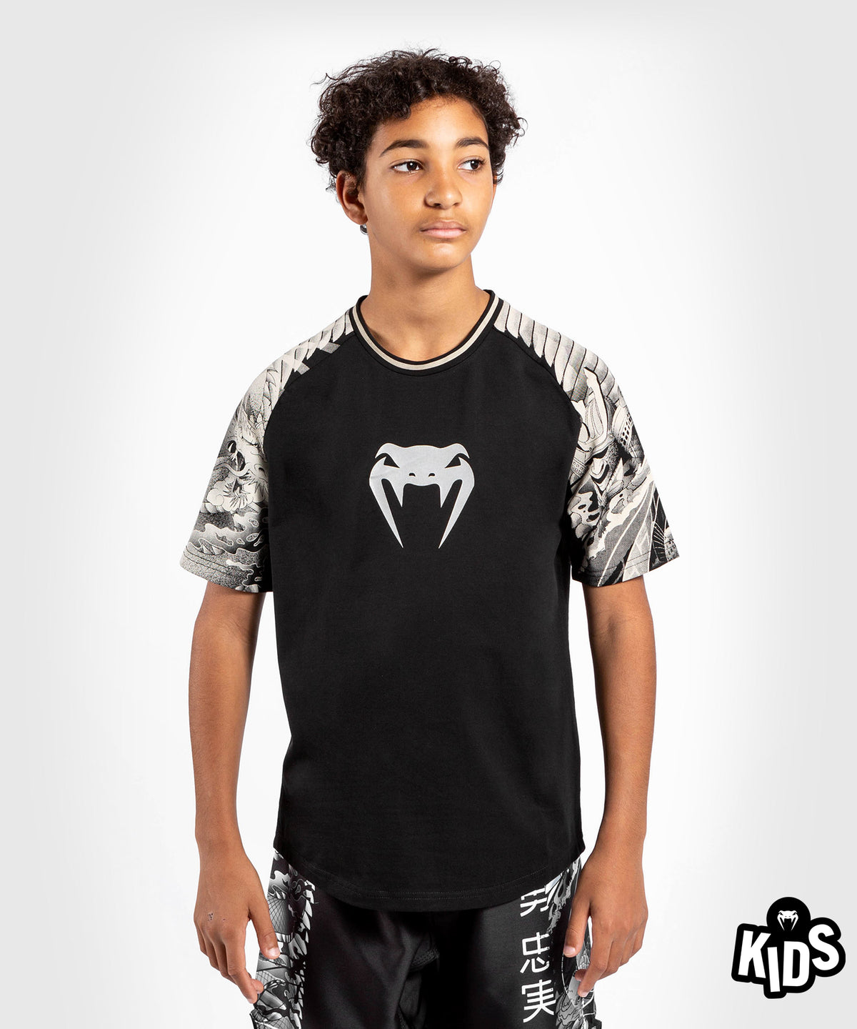 T-shirt Venum YKZ21 – Pour Enfant - Noir/Blanc - T-shirts