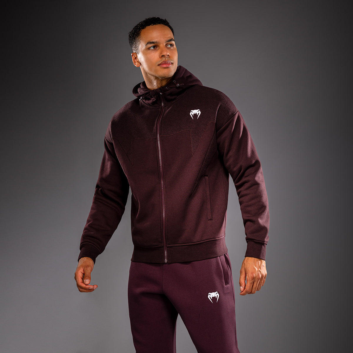 Veste de survêtement Venum Attack Fleece & Weave - Bordeaux - product-type_Sweatshirts