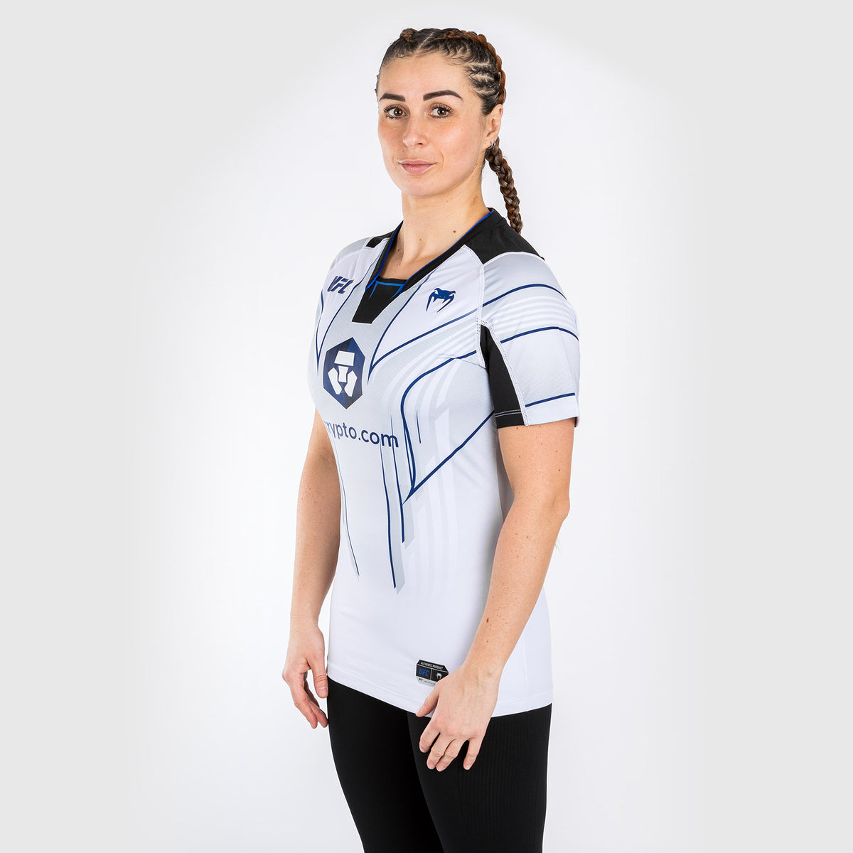 T-shirt Technique Femme Personnalisé UFC Venum Authentic Fight Night 2.0 - Midnight Edition - Ice - product-type_T-Shirts Dry Tech