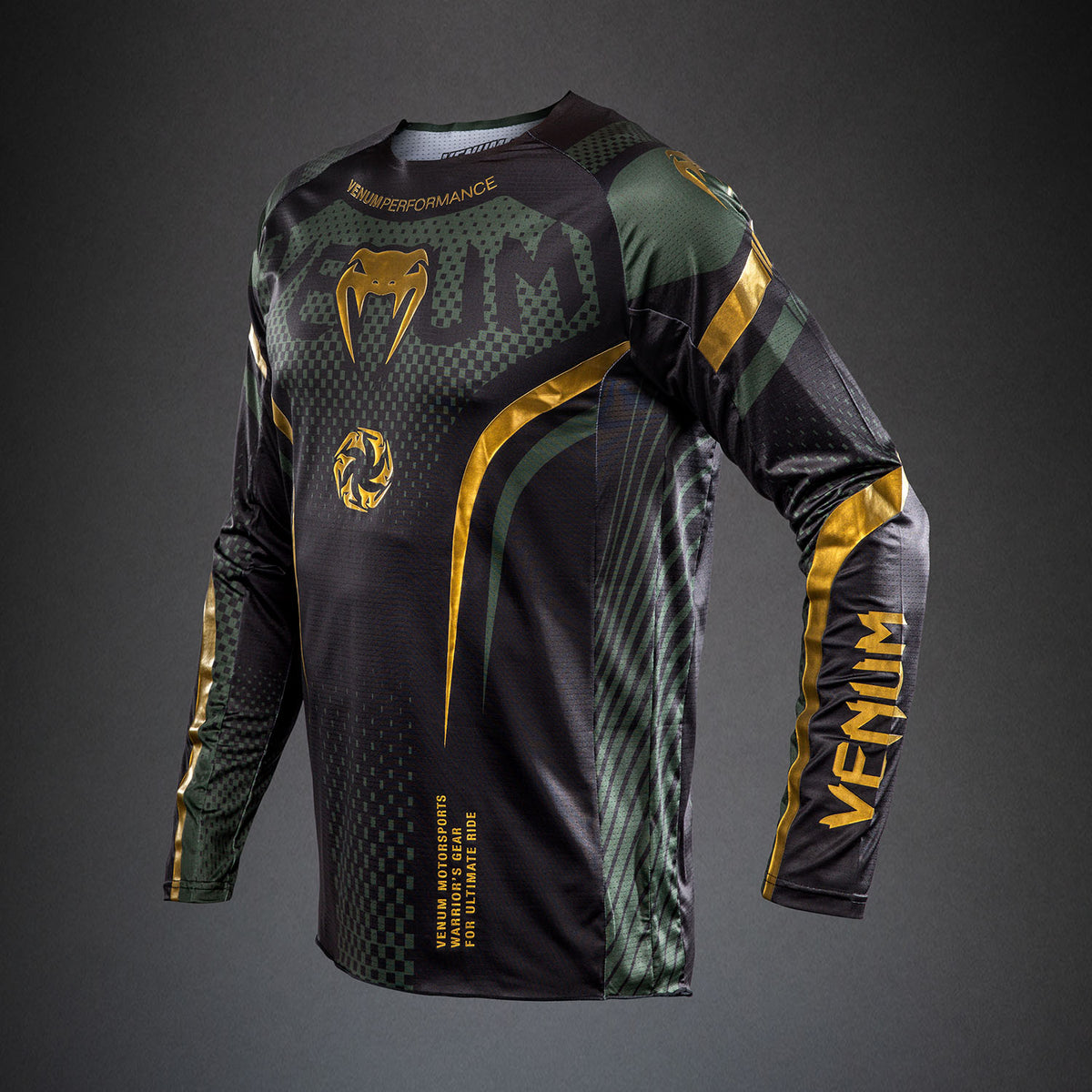 Maillot de Motocross Venum MX Challenger - Noir/Vert/Or - product-type_Maillot Motocross