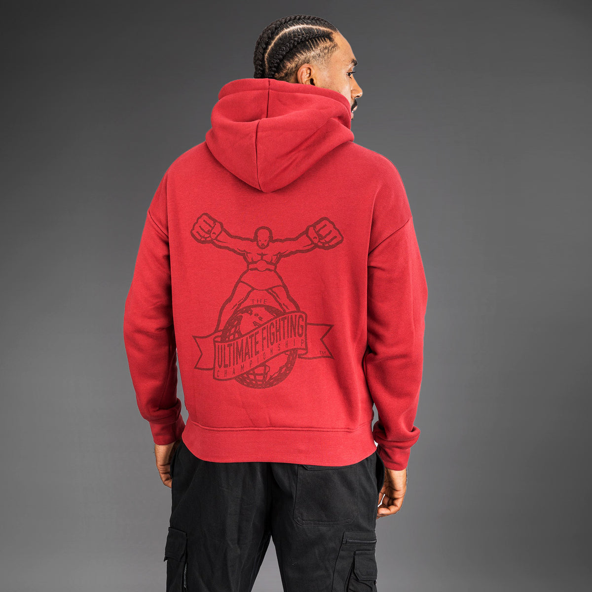 Sweat à capuche Ulti-Man UFC by Venum - Bordeaux - product-type_Sweatshirts