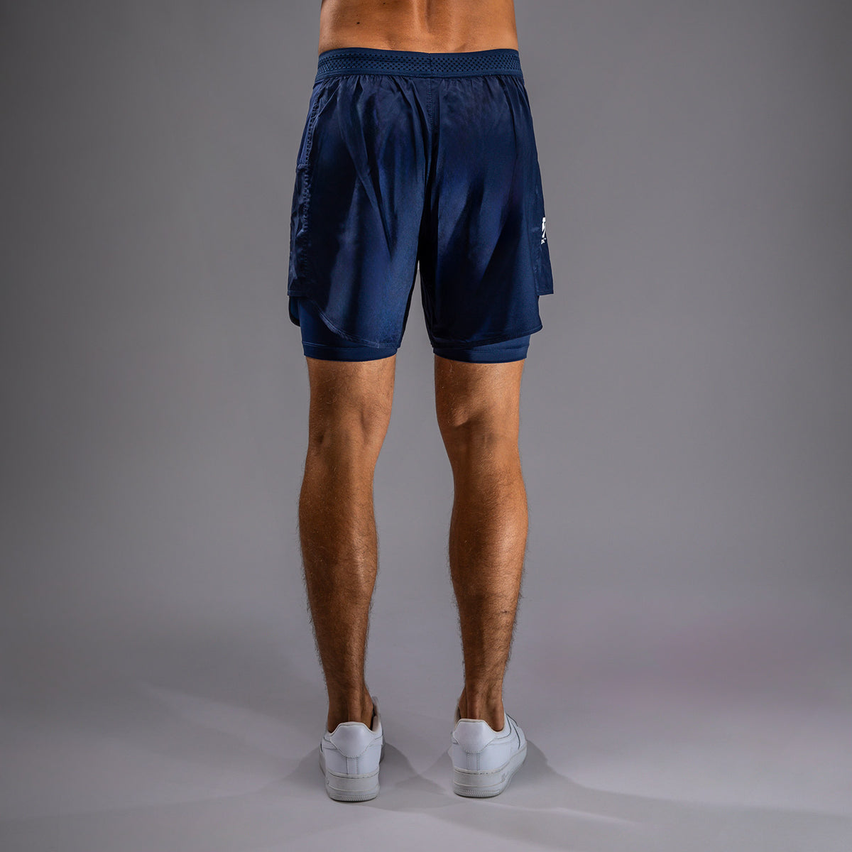 Short d'entraînement Venum x Top Rank Original pour Hommes - Bleu Marine - product-type_Shorts de training