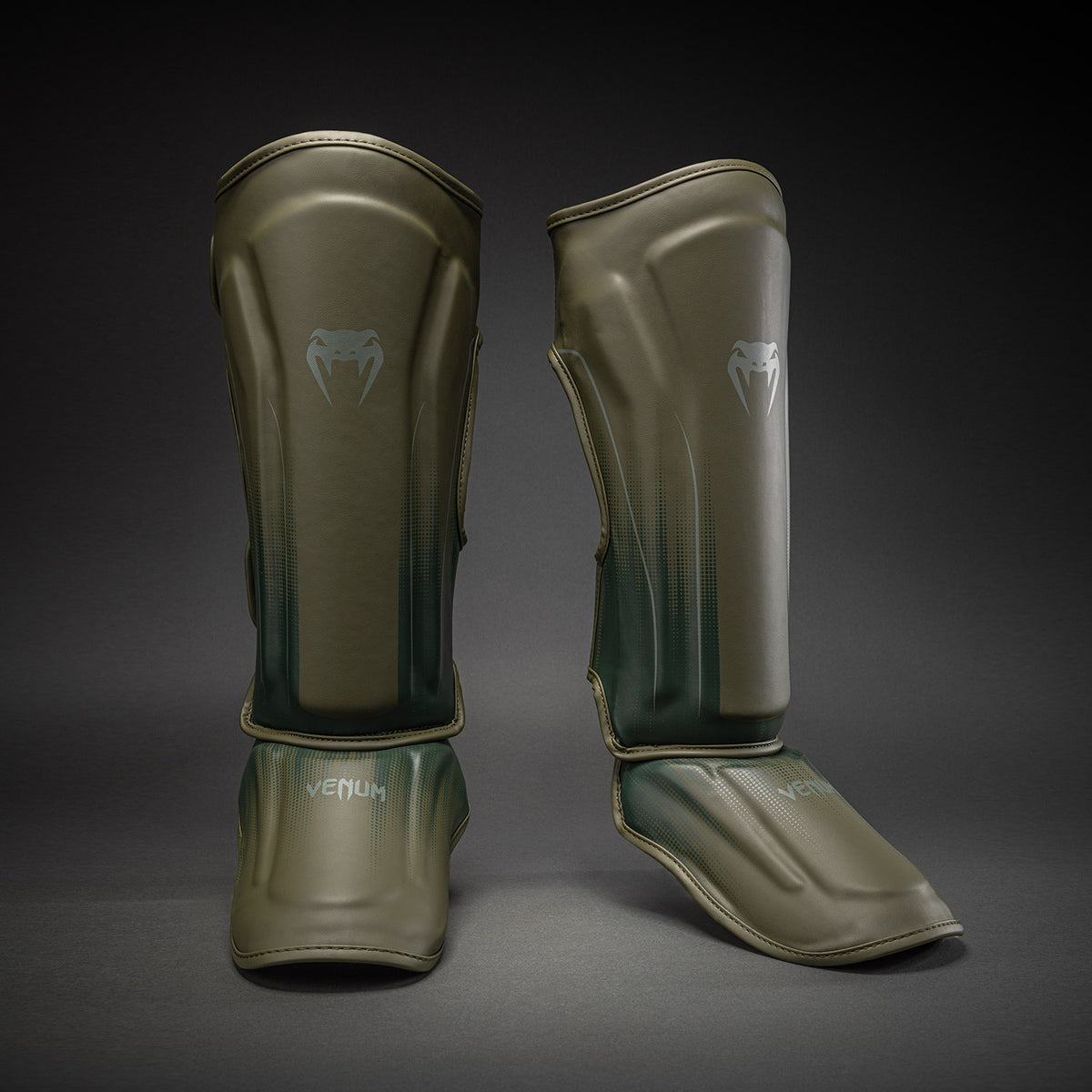 Protège-tibias Venum Stealth – Kaki/Vert Foncé - product-type_Protège-tibias