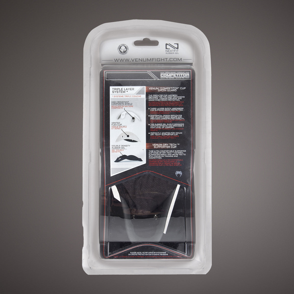 Coquille et porte-coquille Venum "Competitor" - Silver Series - product-type_Coquilles et porte-coquilles