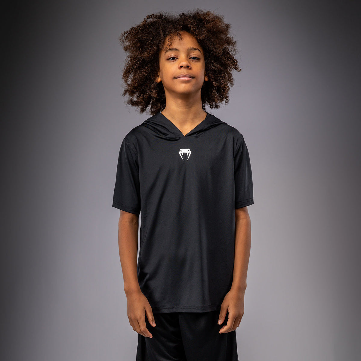 Sweat à capuche à manches courtes Dry Tech pour Enfants Venum Elite - Noir - product-type_Sweatshirts