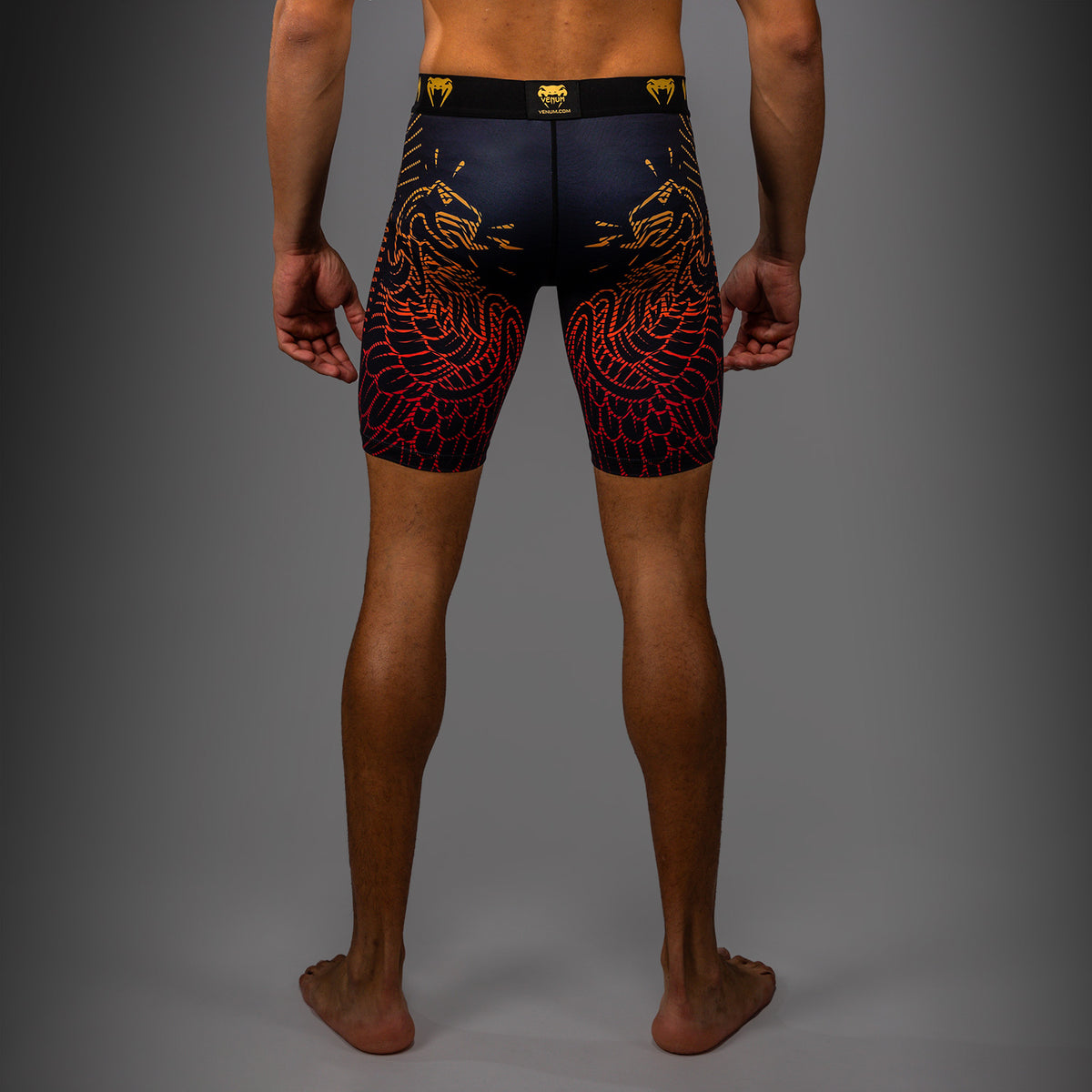 Short de Compression Venum Quetzal Fury - Noir/Rouge Fury/Mandarine - product-type_Shorts de compression