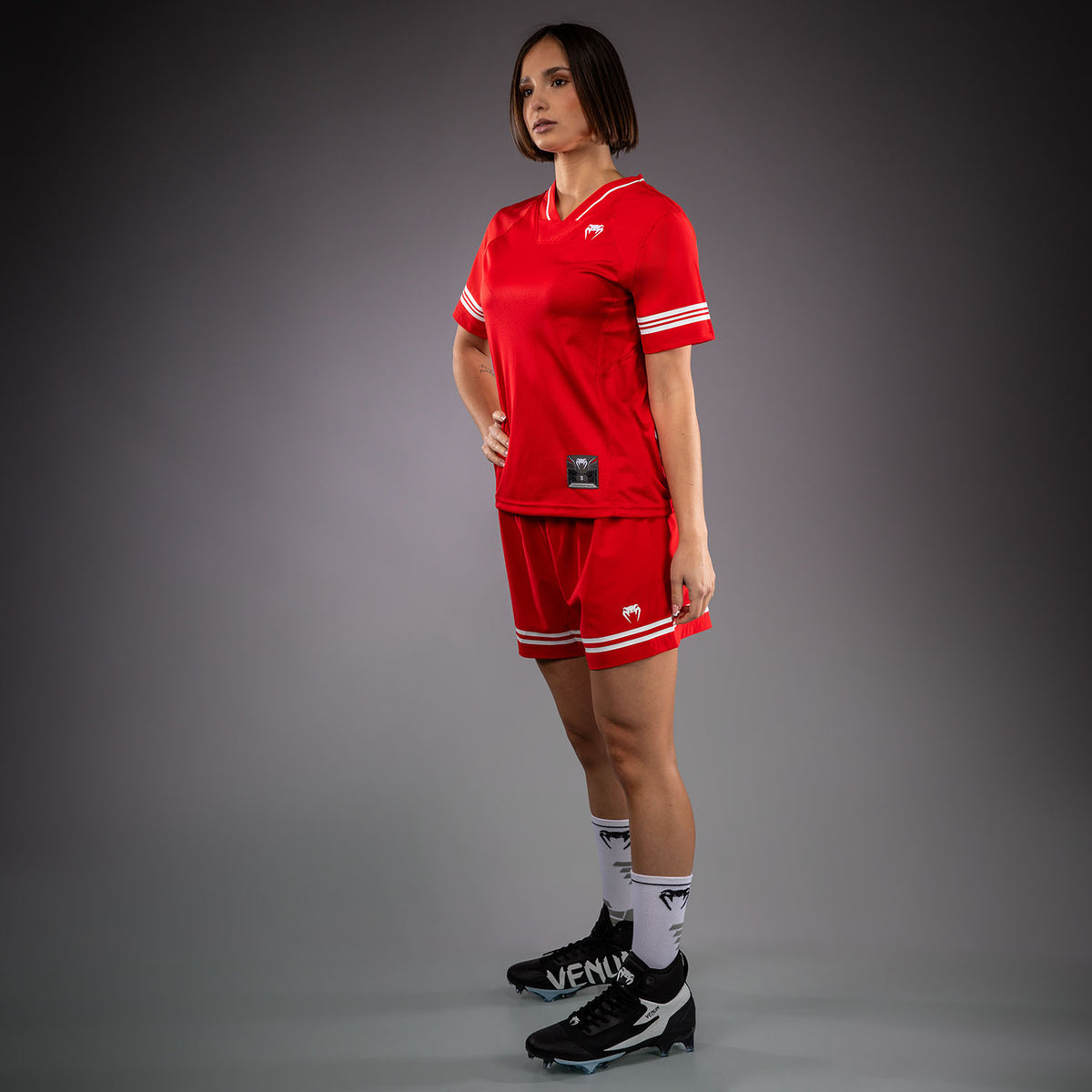 T-shirt pour Femme Venum Flag Football - Rouge - product-type_T-Shirts Dry Tech