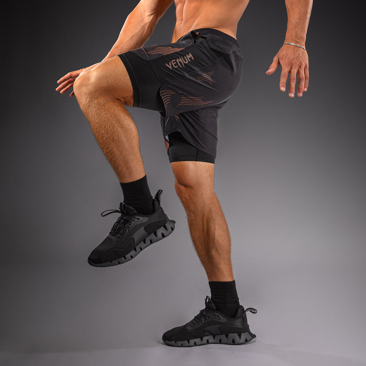 Short d’Entraînement Venum No-Gi 6.0 - Noir/Marron - product-type_Shorts de training