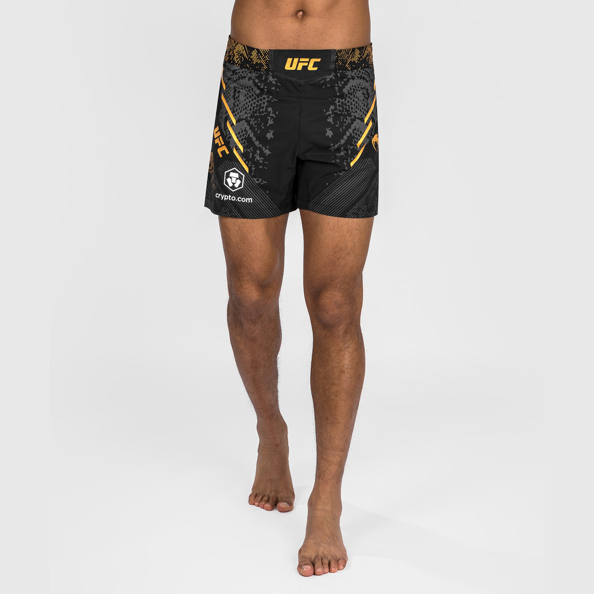 Short de combat personnalisé Coupe courte pour Hommes UFC Adrenaline by Venum Authentic Fight Night – Noir/Or - product-type_Shorts de MMA