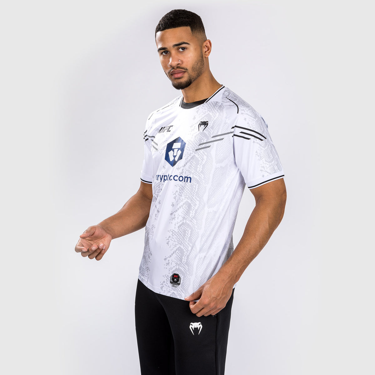 T-shirt Technique Personnalisé pour Hommes UFC Adrenaline by Venum Authentic Fight Night - Blanc - product-type_T-Shirts Dry Tech