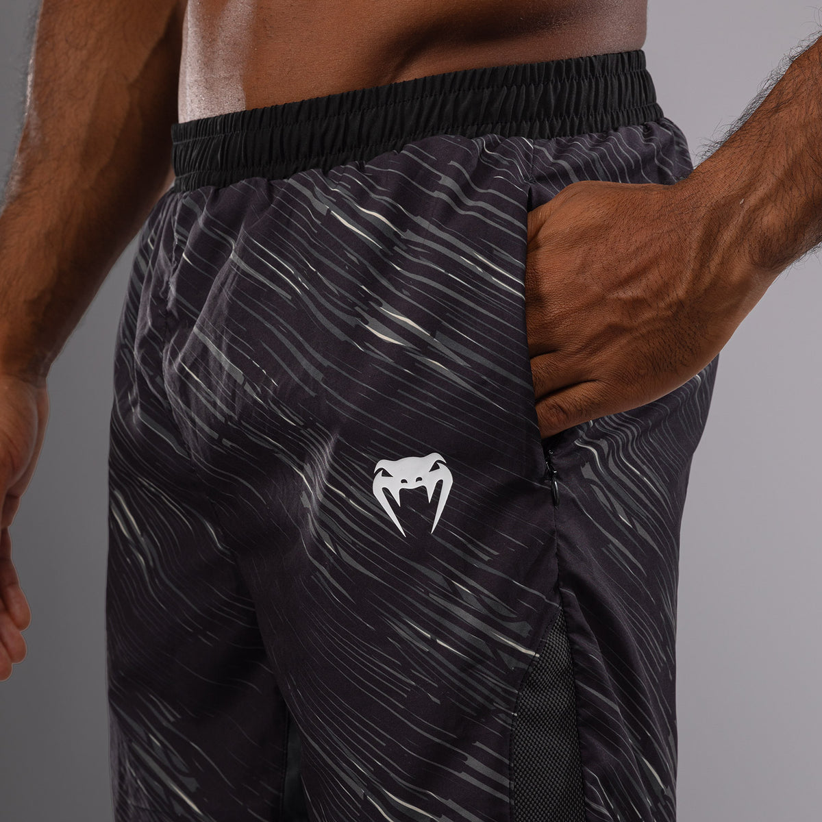Short d’entraînement Venum Rapid - Noir/Gris Orage - product-type_Shorts de training