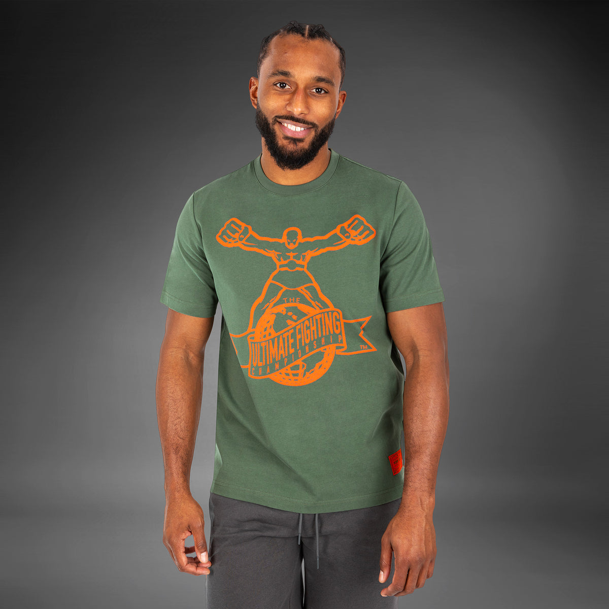 T-Shirt UFC by Venum Ulti-Man - Kaki/Orange - product-type_T-Shirts