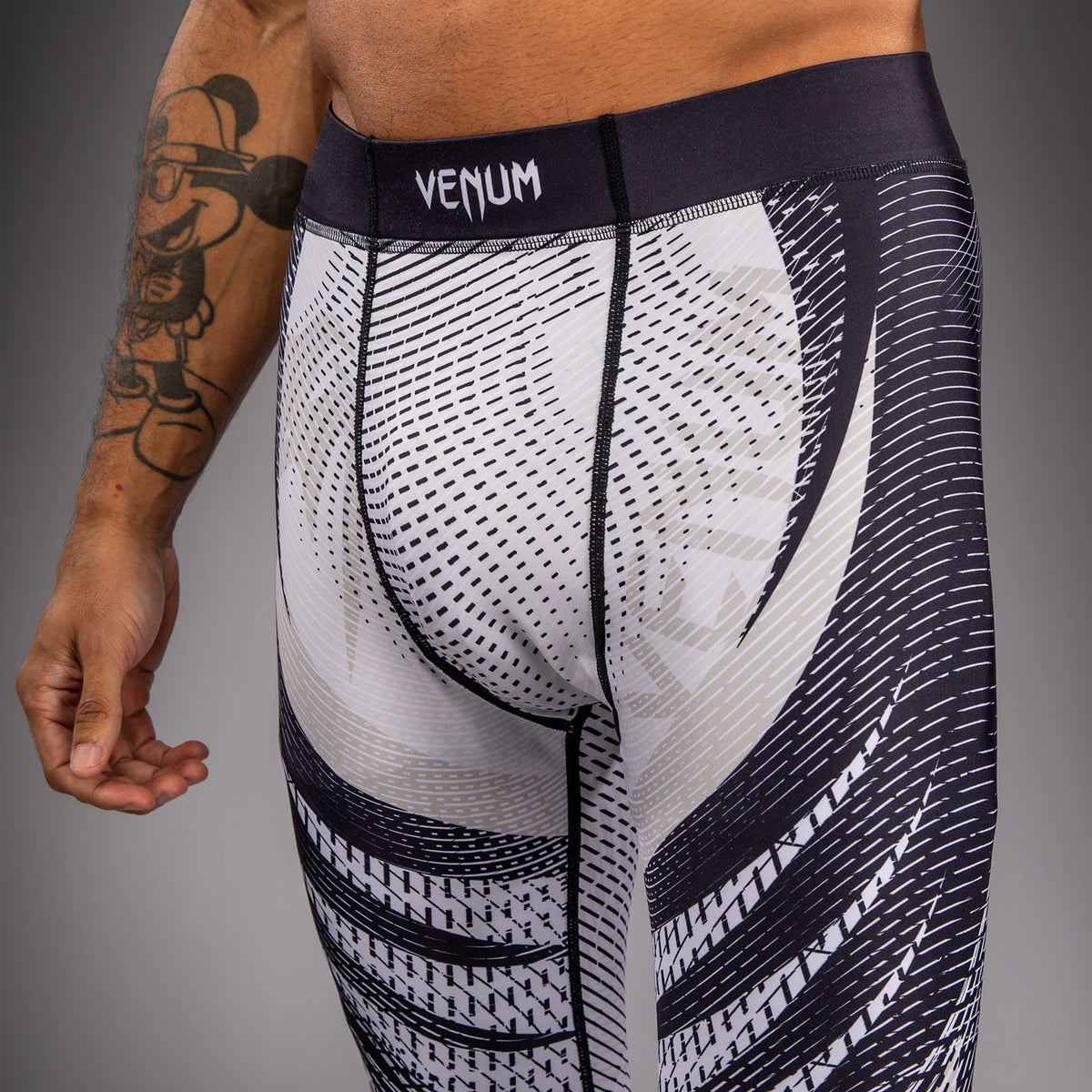 Pantalon de compression Venum Galactic 3.0 - Blanc Cassé/Noir - product-type_Pantalons de Compression
