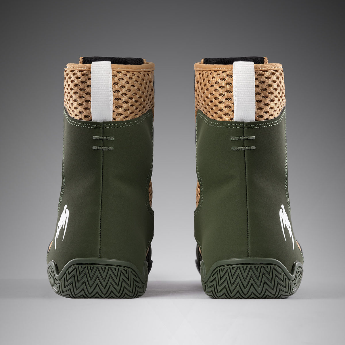 Chaussures de Boxe Venum Contender - Vert Militaire/Sable - product-type_Chaussures de boxe