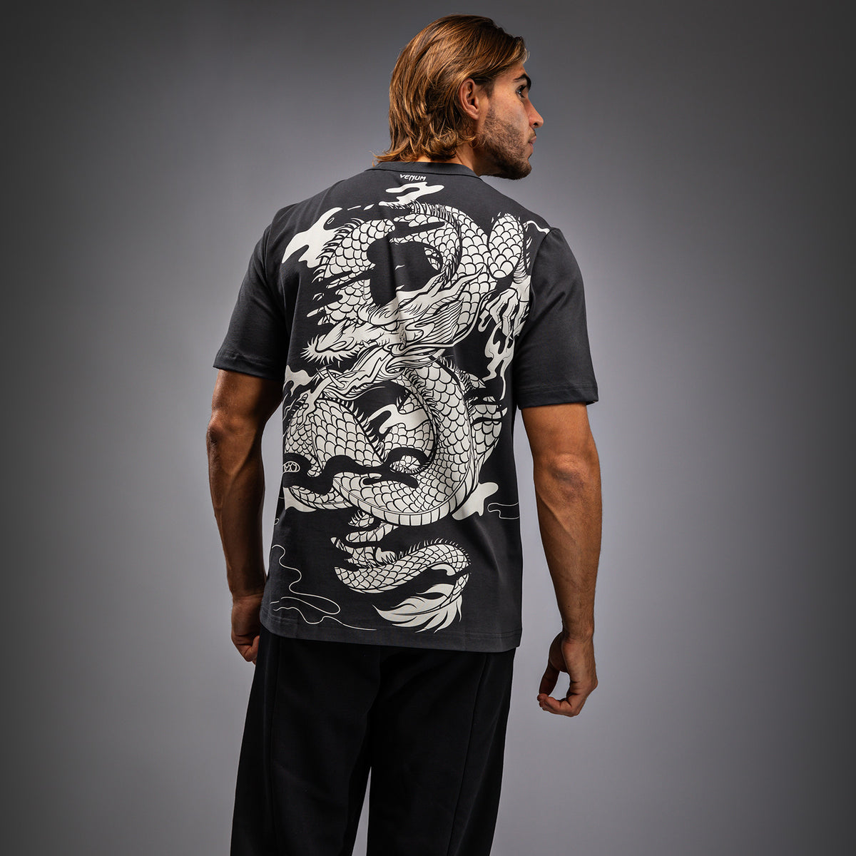 T-shirt Venum Dragon’s Flight - Gris Charbon/Blanc Crème - product-type_T-Shirts