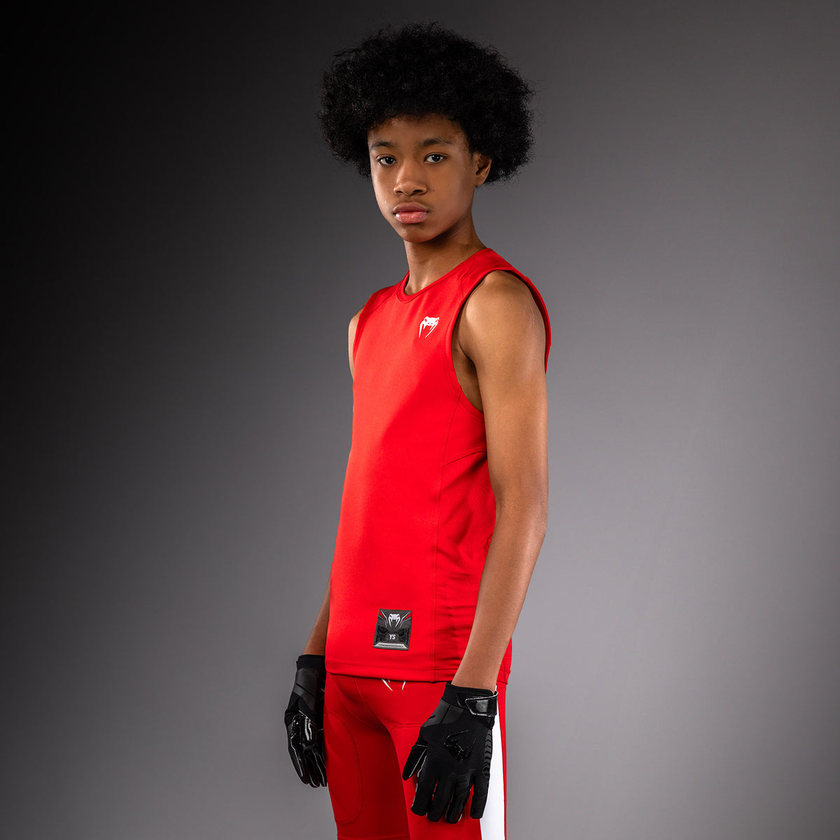 Haut de Compression sans manches pour Enfants Venum Elite Football - Rouge - product-type_T-Shirts Dry Tech