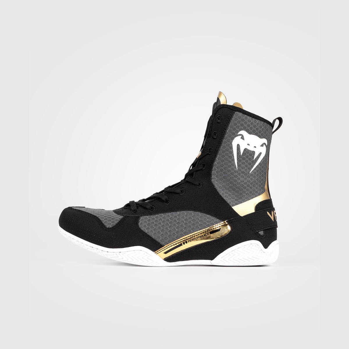 Chaussures de boxe Venum Elite - Noir/Blanc/Or - product-type_Chaussures de boxe