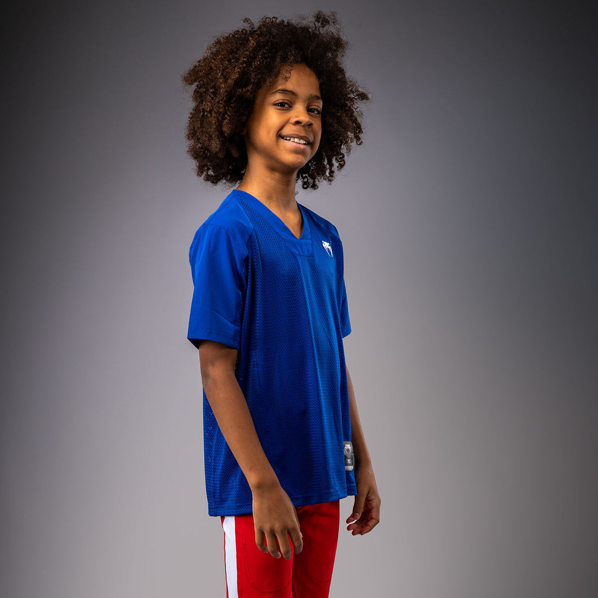 Maillot à manches Courtes pour Enfants Venum Elite Football - Bleu Royal - product-type_T-Shirts Dry Tech