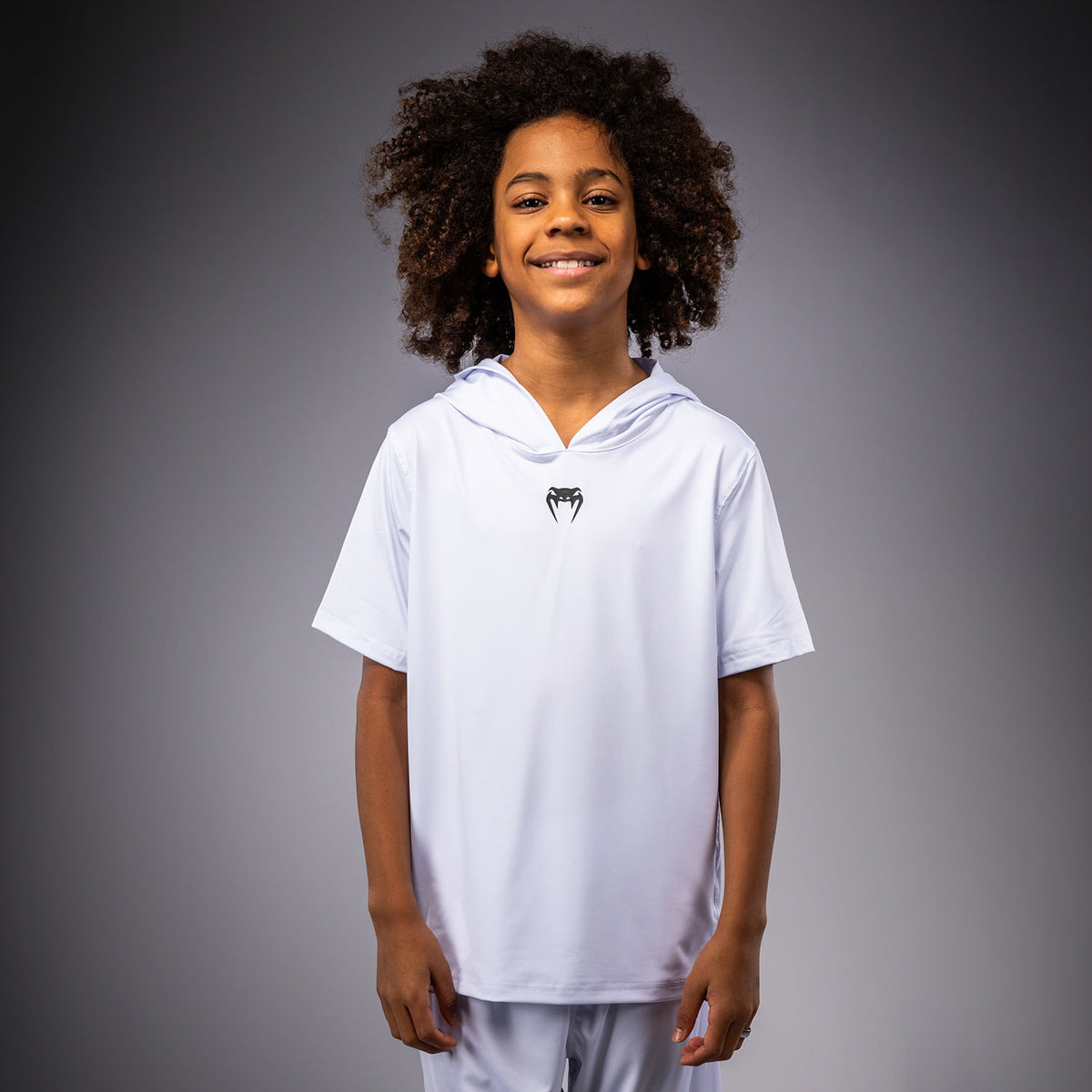 Sweat à capuche à manches courtes Dry Tech pour Enfants Venum Elite - Blanc - product-type_Sweatshirts
