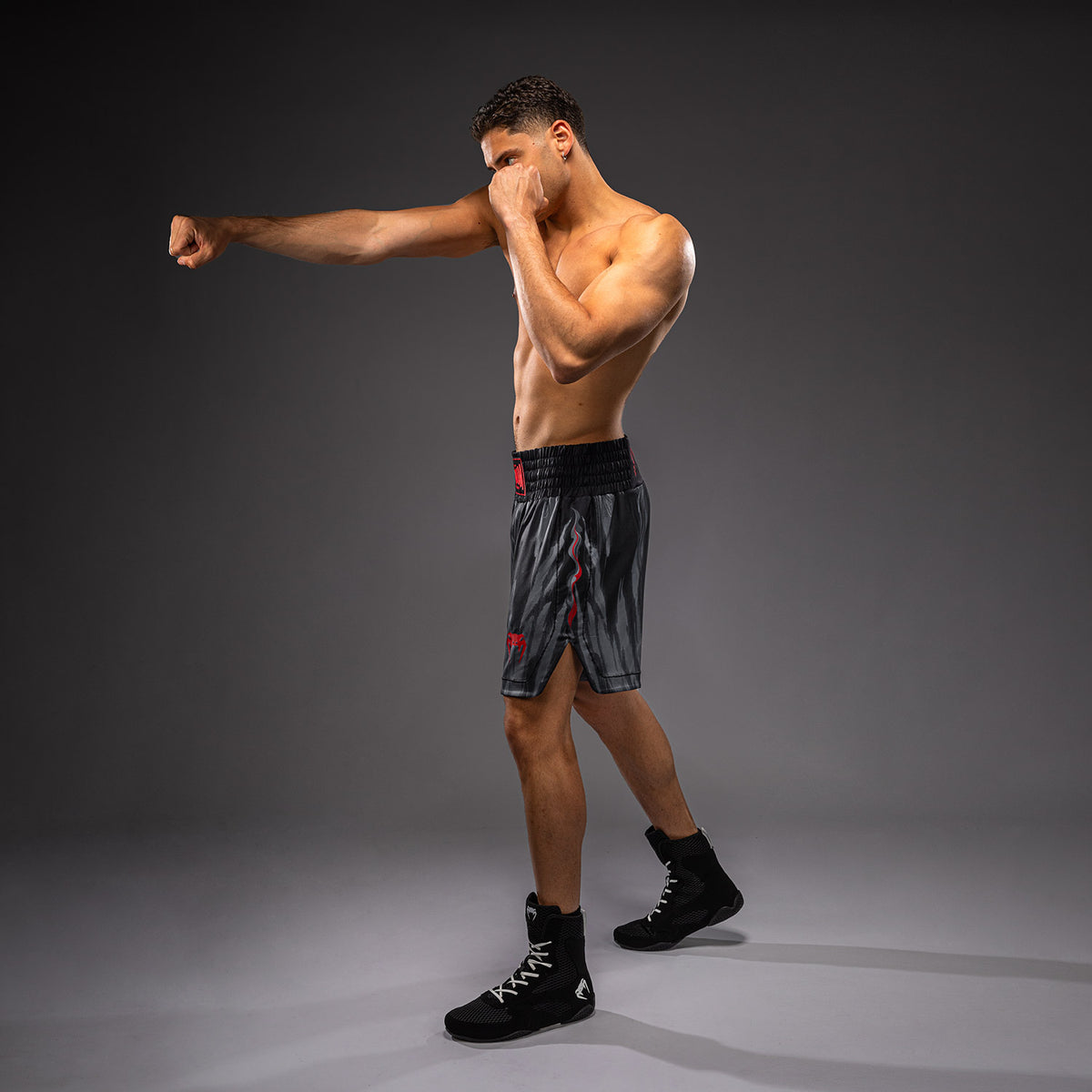 Short de Boxe Venum Demon - Noir/Gris - product-type_Shorts de boxe