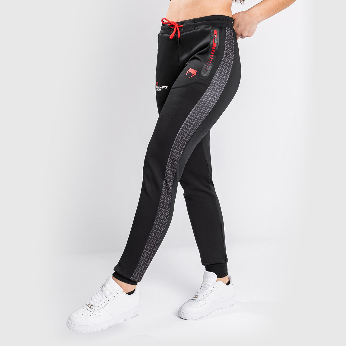 Pantalon de jogging UFC Venum Performance Institute - Pour Femmes - Noir/Rouge - product-type_Pantalons de jogging