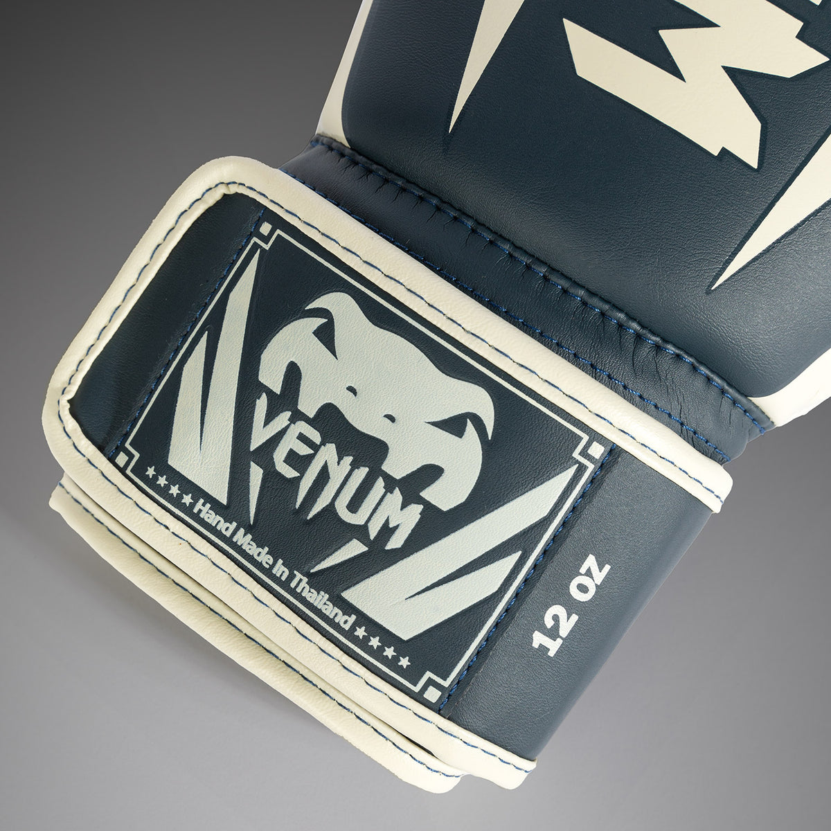 Gants de boxe Venum Elite - Blanc/Bleu Marine - product-type_Gants de boxe