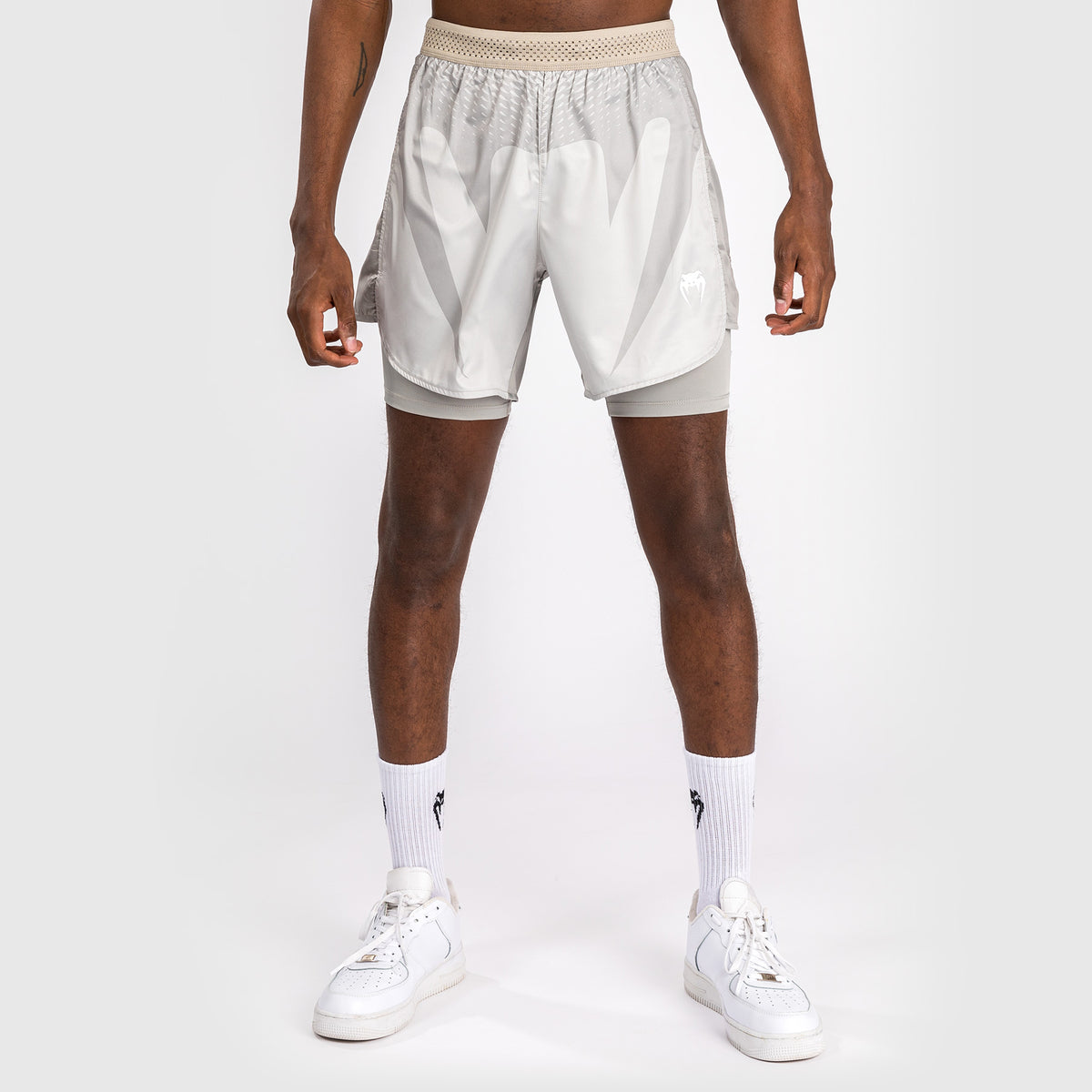 Short de Combat Pour Hommes Venum Attack - Sable - product-type_Shorts de training