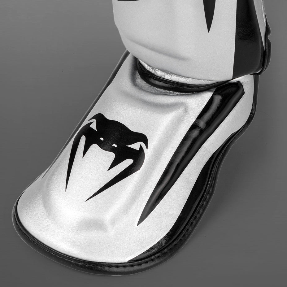 Protège-tibias Venum Elite - Argent/Noir - product-type_Protège-tibias