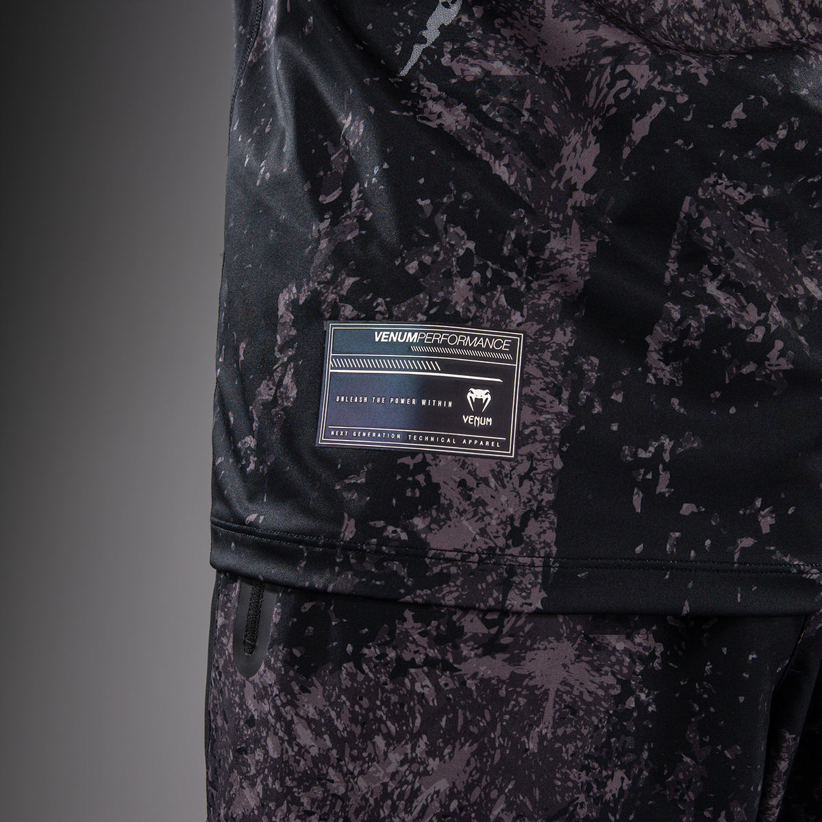 T-shirt Dry Tech Venum Rage & Workout - Noir/Gris - product-type_T-Shirts Dry Tech