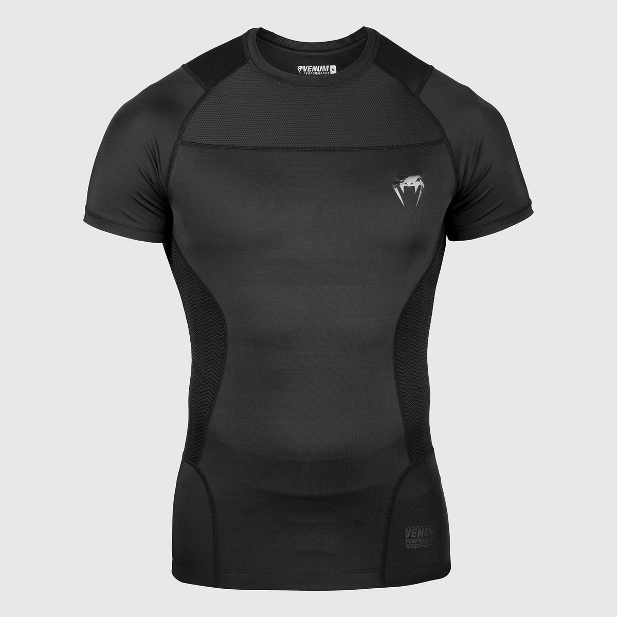 Rashguard Venum G-Fit - Manches Courtes- Noir - product-type_T-Shirts de Compression
